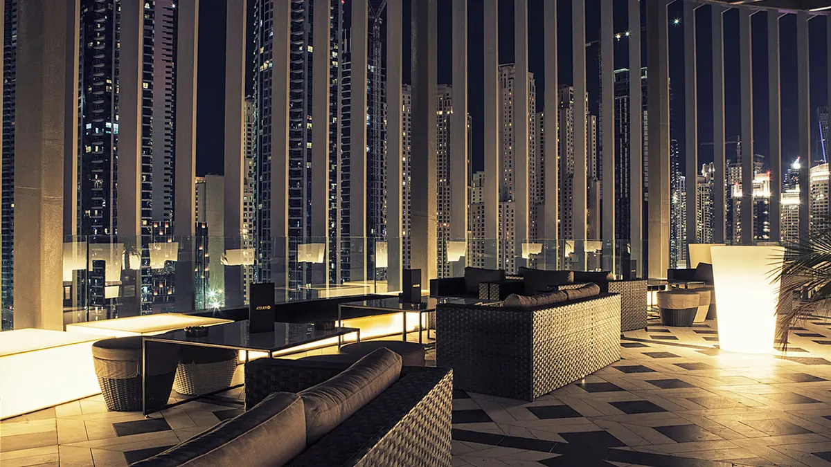 Interior of Atelier M, Dubai Marina, Dubai, UAE