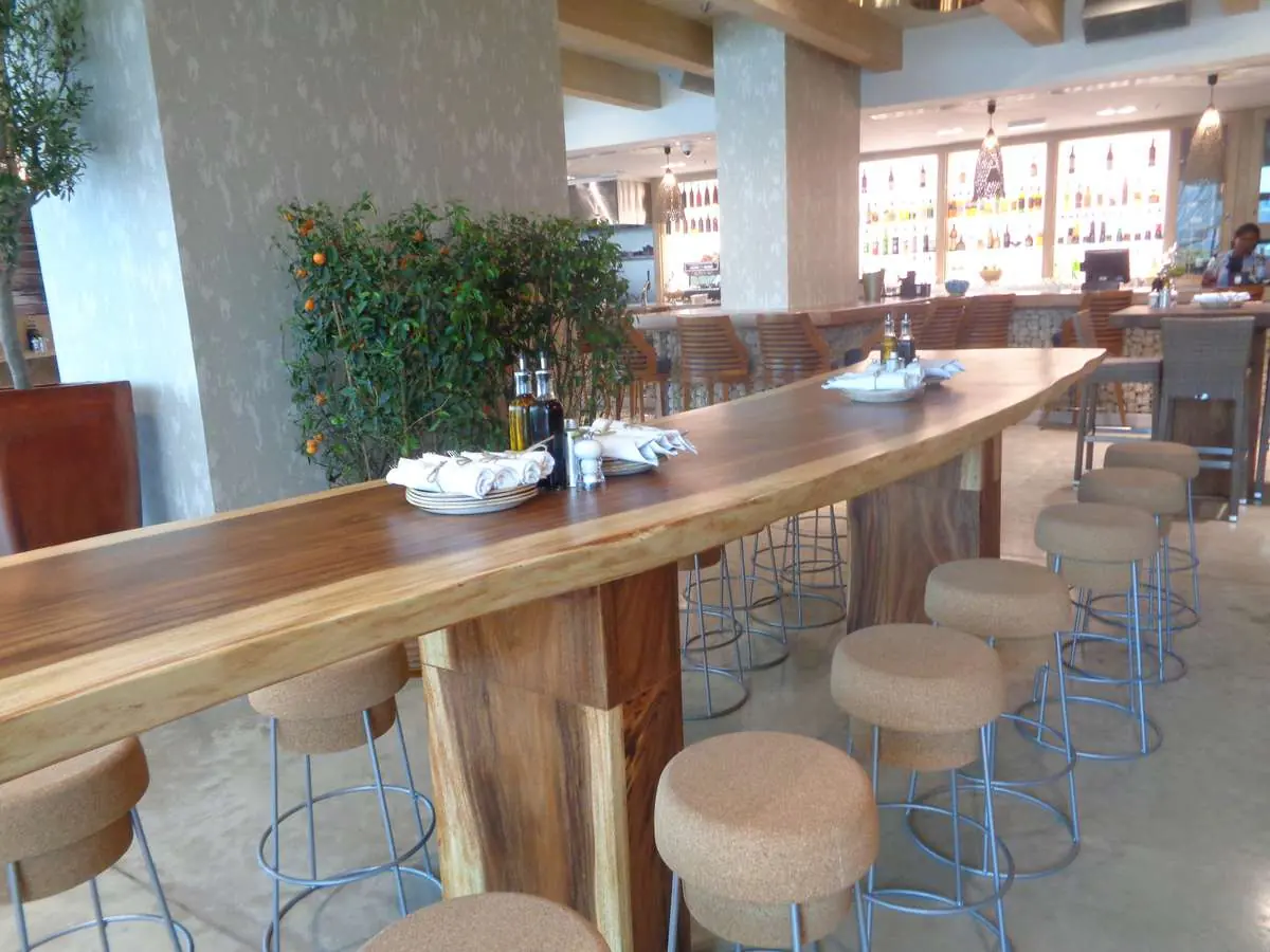 Interior of Sun & Mediterranean Bar, Dubai, UAE