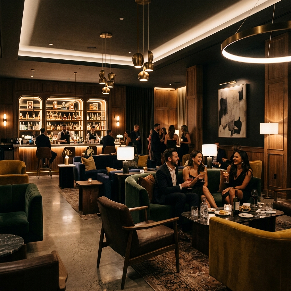 High-end residence as private entertainment venue