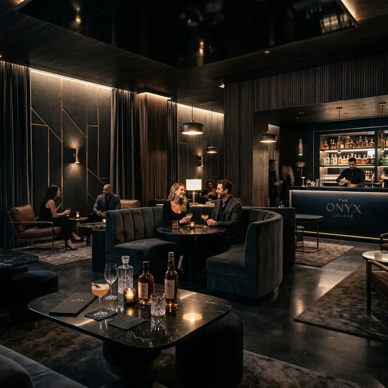 Home cinema with acoustic wall panels and a projection screen